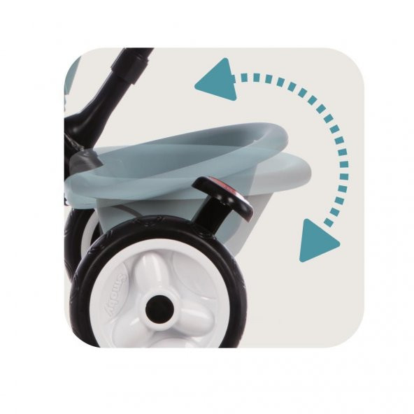 Smoby Baby Driver Comfort 3ü1 Arada Bisiklet Seti - Mavi 741500 - 3
