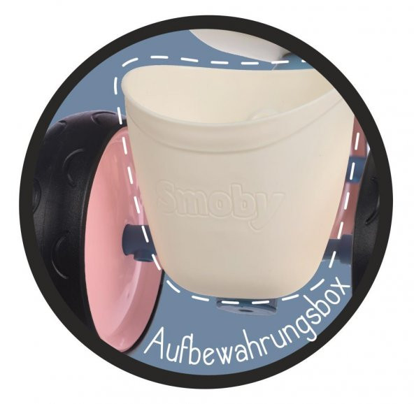 Smoby Rookie 4 Tekerlekli Bingit Bisiklet - Pembe 721401 - 8