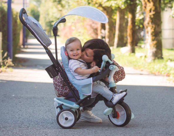 Smoby Baby Driver Comfort 3ü1 Arada Bisiklet Seti - Mavi 741500 - 7