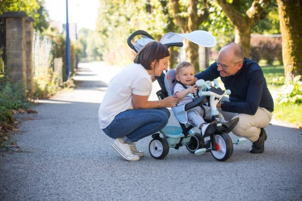 Smoby Baby Driver Comfort 3ü1 Arada Bisiklet Seti - Mavi 741500 - 11