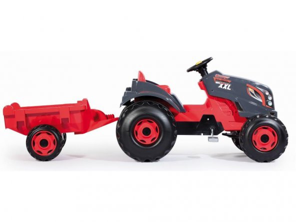 Smoby Stronger XXL Römorklu Traktör 710200 - 4