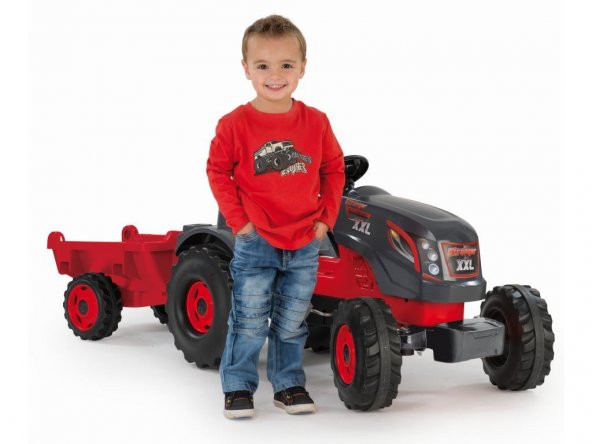 Smoby Stronger XXL Römorklu Traktör 710200 - 5