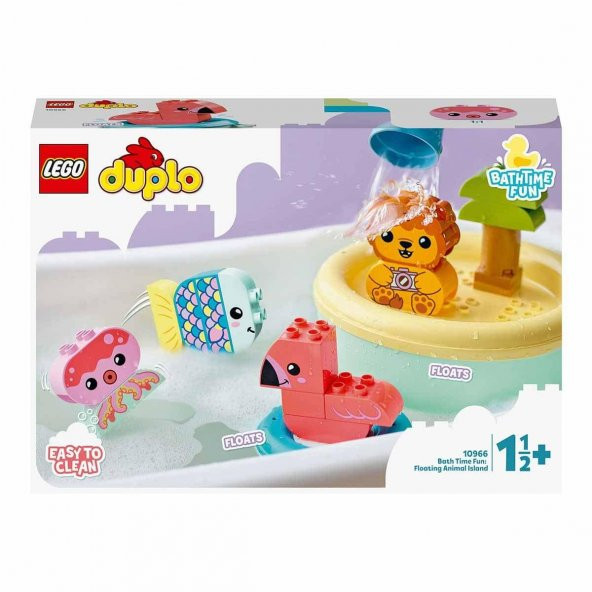 Lego Duplo İlk Banyo Zamanı Eğlencesi: Yüzen Hayvan Adası 10966 - 1