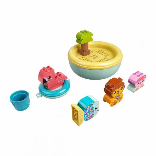 Lego Duplo İlk Banyo Zamanı Eğlencesi: Yüzen Hayvan Adası 10966 - 6