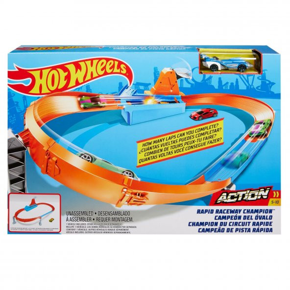 Hot Wheels Şampiyonluk Parkuru Yarış Seti GBF81-GJM75 - 5