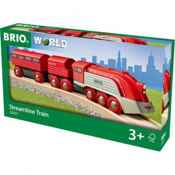 Brio Kırmızı Buharlı Tren 33557