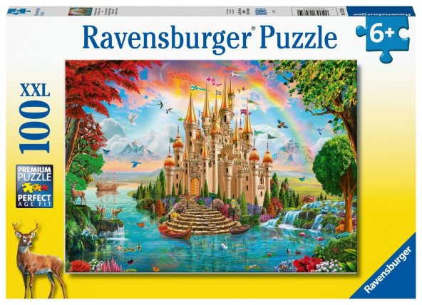 Ravensburger 100 Parça Puzzle Masal Şatosu 132850 - 1