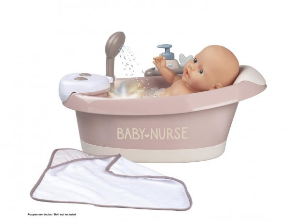 Smoby Baby Nurse Banyo Seti, Su ve Işık  Fonksiyonlu 220368