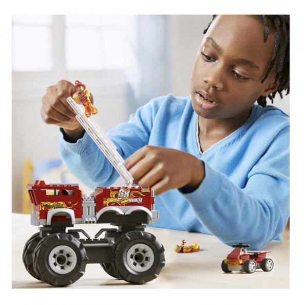 MEGA Hot Wheels Monster Truck İtfaiye Aracı HHD19 - 4