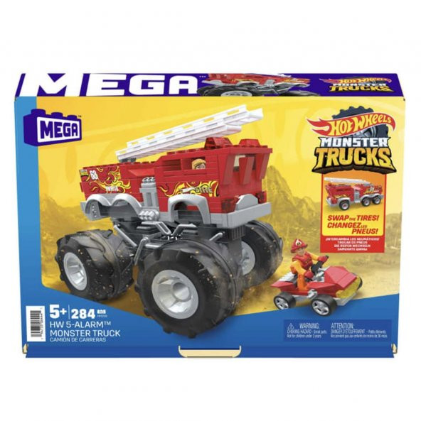 MEGA Hot Wheels Monster Truck İtfaiye Aracı HHD19 - 6