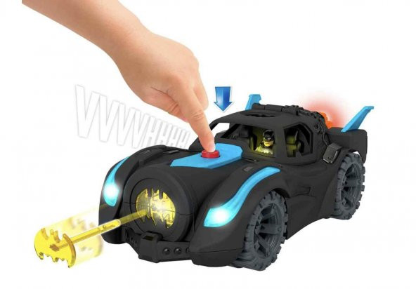Imaginext Fisher Price DC Super Friends Batmobil HGX96 - 4