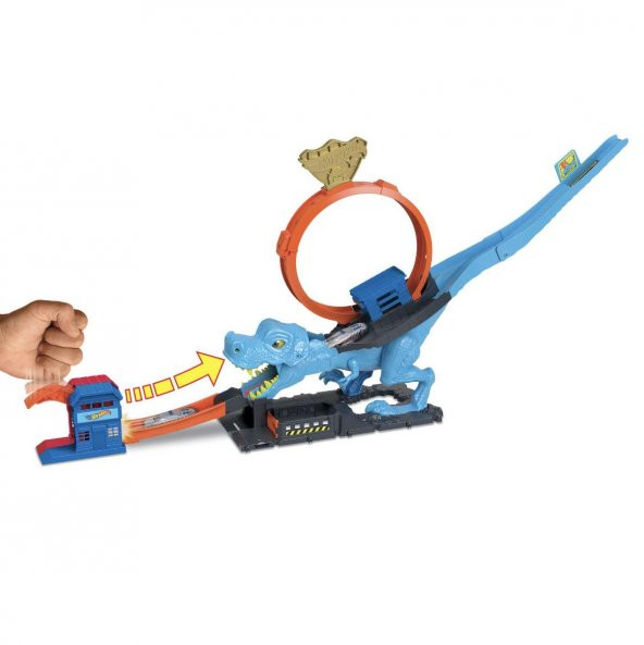 Hot Wheels Dinozor ile Mücadele Oyun Seti HKX42 - 2