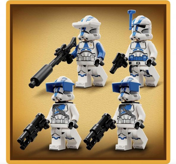Lego Star Wars 501. Klon Trooperlar Savaş Paketi 75345 - 4
