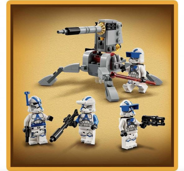 Lego Star Wars 501. Klon Trooperlar Savaş Paketi 75345 - 5