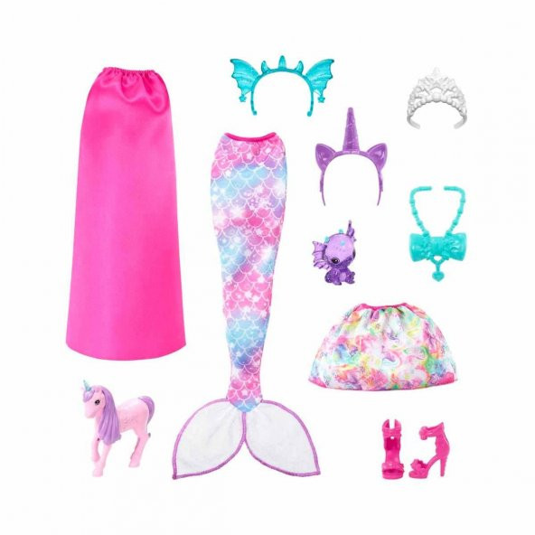 Barbie Dreamtopia Bebek ve Aksesuarlar HLC28 - 5