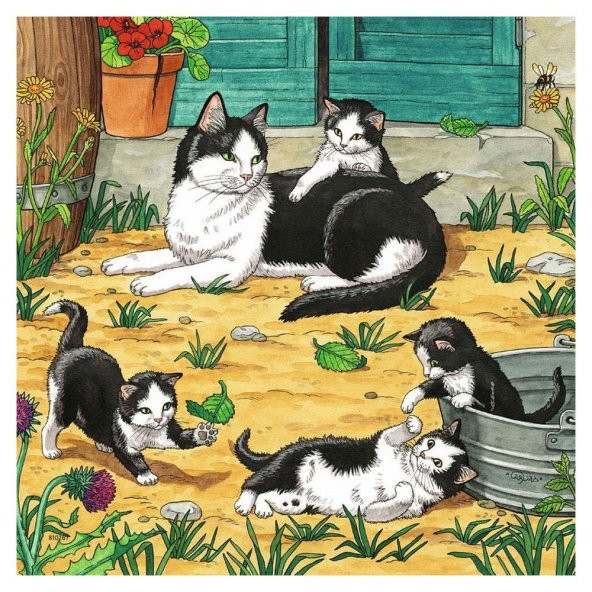 Ravensburger 3x49 Parça Puzzle Tatlı Hayvancıklar  080021 - 4
