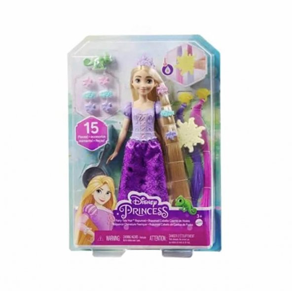 Disney Prenses Renk Değiştiren Sihirli Saçlı Rapunzel HLW18 - 2