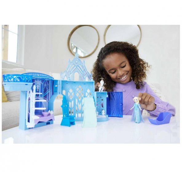 Disney Frozen Karlar Ülkesi Elsa ve Olafın Şatosu Oyun Seti  HLX00-HLX01 - 2