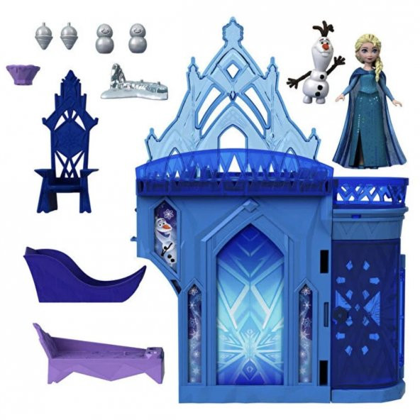 Disney Frozen Karlar Ülkesi Elsa ve Olafın Şatosu Oyun Seti  HLX00-HLX01 - 8