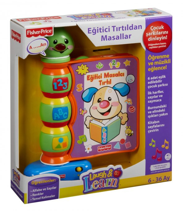 Fisher Price Eğlen & Öğren Eğitici Masalcı Tırtıl  N3835 - 3