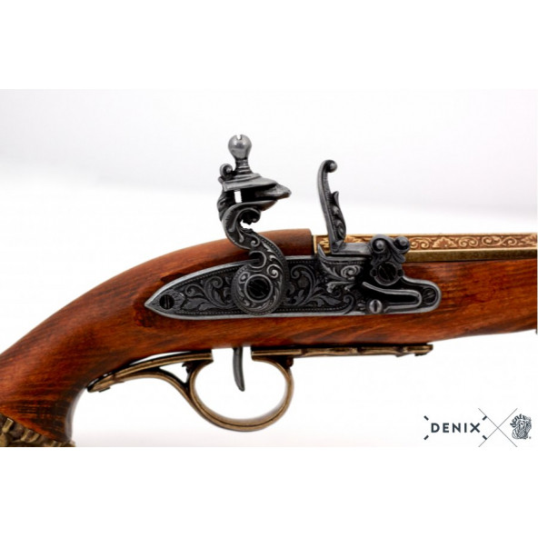 Denix Koleksiyon Grubu-FLİNTLOCK KORSAN TABANCASI, 18. C.-JDNX1103L - Resim 3
