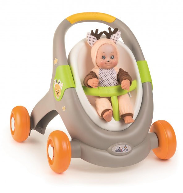 Smoby Minikiss Animal 3ü1 Arada Yürüteç 210206