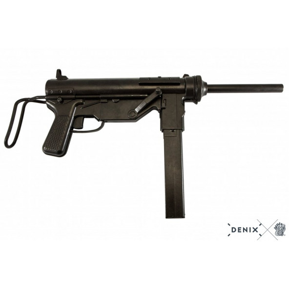 Denix Koleksiyon-M3 HAFİF MAKİNELİ TÜFEK KAL. .45 "GRES TABANCASI" ABD 1942 (İKİNCİ DÜNYA SAVAŞI)-JDNX1313
