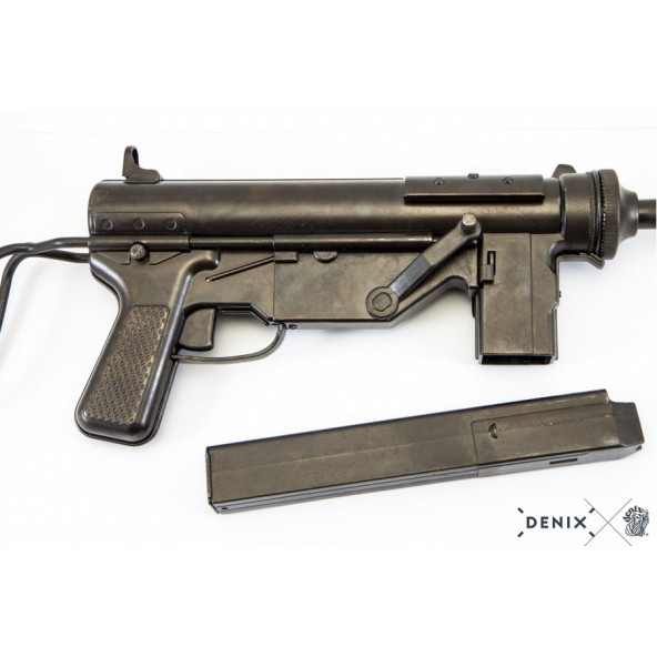 Denix Koleksiyon-M3 HAFİF MAKİNELİ TÜFEK KAL. .45 "GRES TABANCASI" ABD 1942 (İKİNCİ DÜNYA SAVAŞI)-JDNX1313 - 7