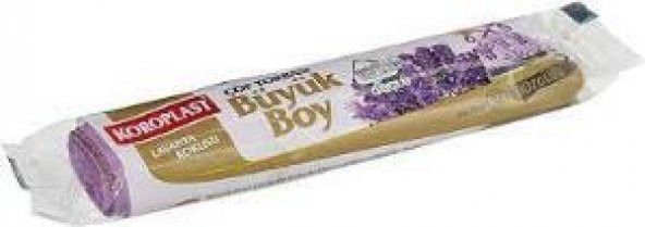Koroplast Çöp Torbası Büzgülü Büyük 10 Lu Lavanta 6570