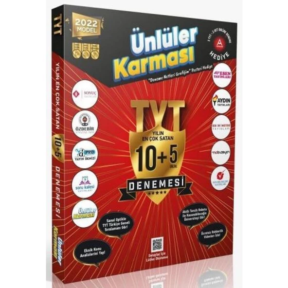 Ünlüler Karması TYT 10 + 5 Deneme