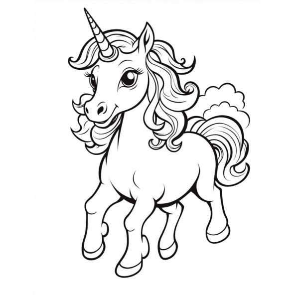 Sevimli Unicorn Boyama Kitap Seti (2 Kitap) - Resim 3