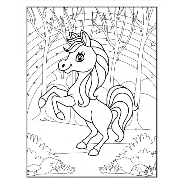 Sevimli Unicorn Boyama Kitap Seti (2 Kitap) - Resim 7