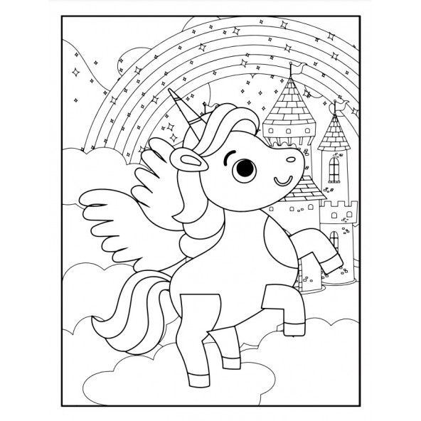 Sevimli Unicorn Boyama Kitap Seti (2 Kitap) - Resim 8