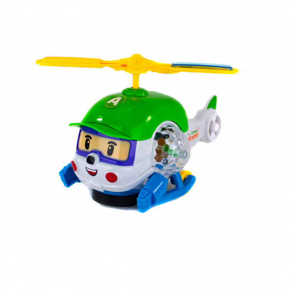 Oyuncak Helikopter Sevimli Helikopter Işıklı Sesli 22 Cm - 2