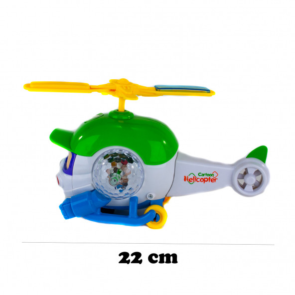 Oyuncak Helikopter Sevimli Helikopter Işıklı Sesli 22 Cm - 3
