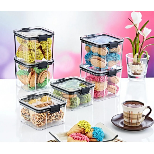 Bilmar Saklama Kilitli Kapları 3 Lü Set Orta 3 X 700 ml - 2