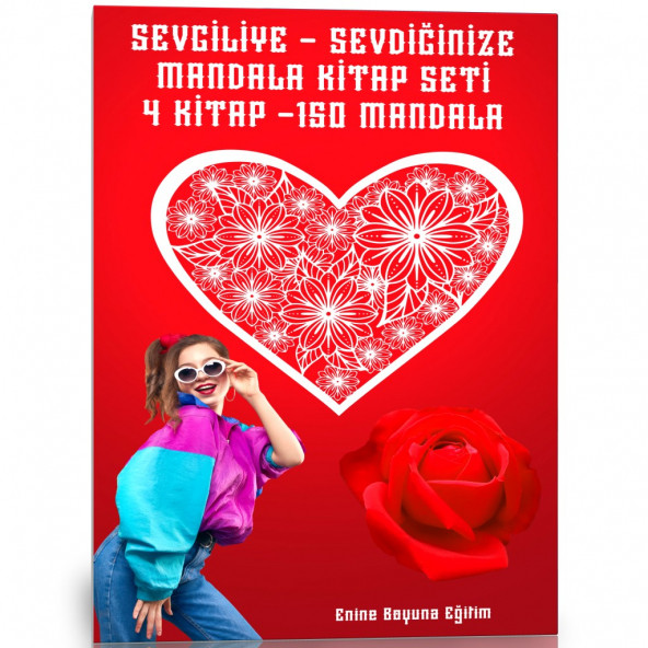 Sevgiliye Mandala  Sevdiğinize Mandala Kitap Seti 4 Kitap ürün görseli 1
