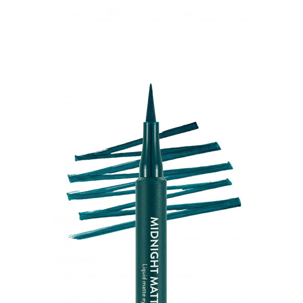 Mat Likit KalemFLORMAR  Eyeliner (YEŞİL) - 3