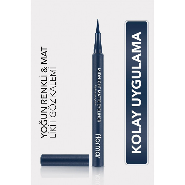 FLORMAR Mat Likit Kalem Eyeliner (LACİVERT)