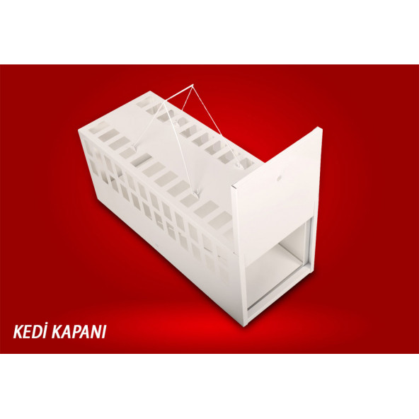 Kedi Canlı Yakalama Kapanı Kafesi Metal Kırılmaz - 3