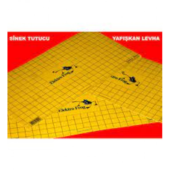 10 Adet 60x30cm Yapışkan Sinek Yakalama Bantı Çekici Tutucu Öldürücü - 2