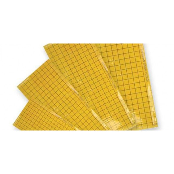 10 Adet 60x30cm Yapışkan Sinek Yakalama Bantı Çekici Tutucu Öldürücü - 3