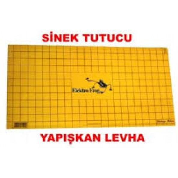 100 Adet 60x30cm  Kara Sinek Yakalama Yapışkan Bantı Çekici Tutucu Öldürücü - 2