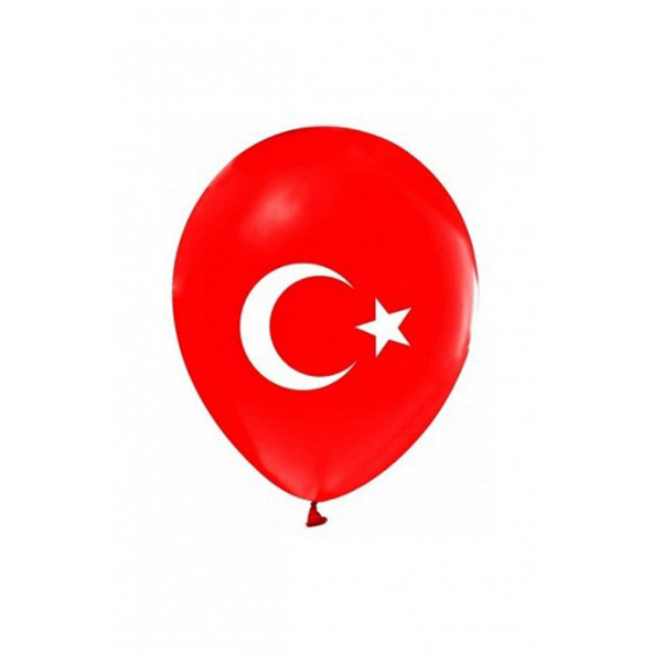 gemar türk bayraklı balon 10 adet