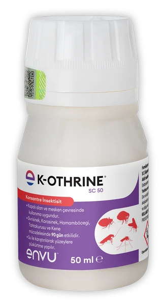 Bayer ENVU K-othrine Sc50 50ml Küçük Boy Haşere Sinek Böcek İlacı Kokusuz