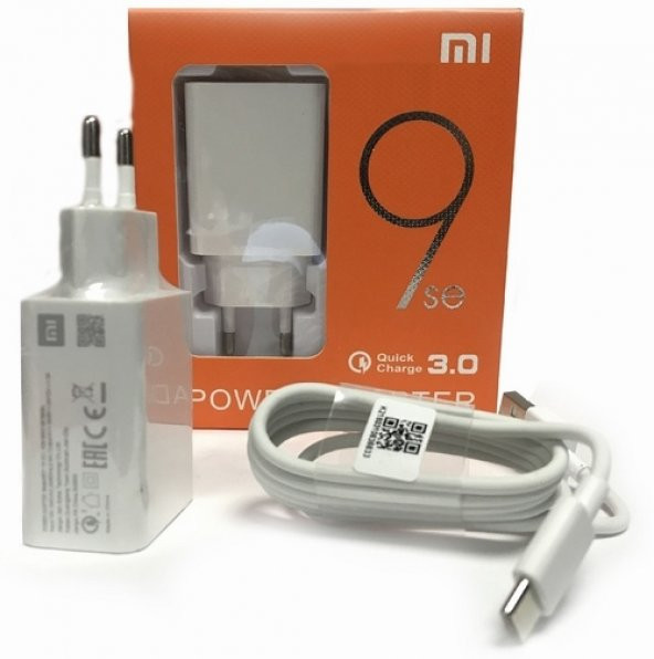 Orjinal Xiaomi Mi Note 10 Lite Type-C Turbo Data Kablo ve MDY11EF Hızlı Şarj cihazı
