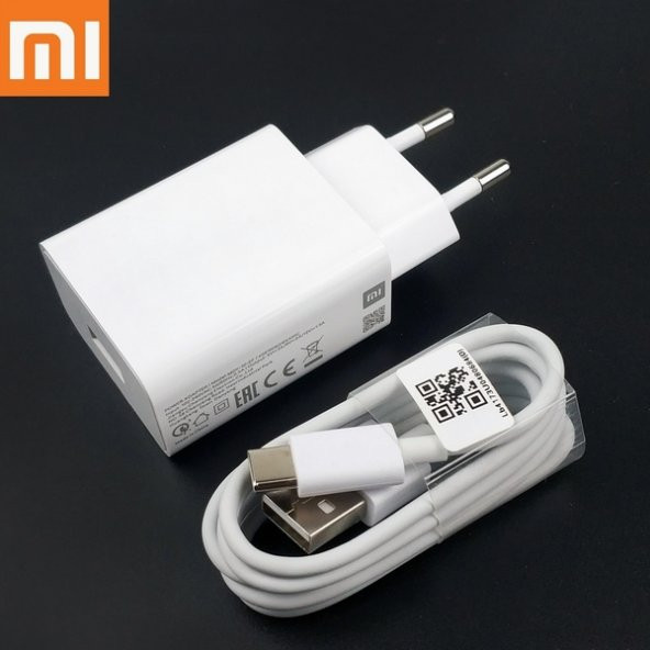 Orjinal Xiaomi Mi 11 Lite Type-C Turbo Data Kablo ve MDY11EF Hızlı Şarj cihazı