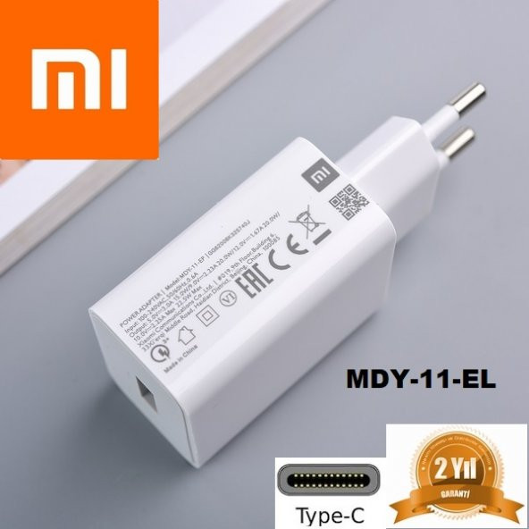 Orjinal Xiaomi Mi Pad 5 Type-C Turbo Data Kablo ve MDY11EF Hızlı Şarj cihazı