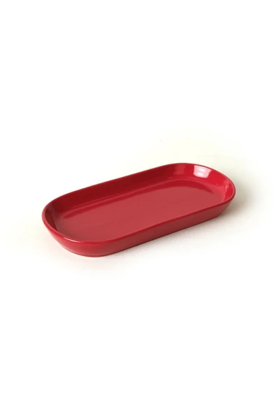 Keramika Kırmızı Noyan Kayık Tabak 2 Adet 26 Cm 506 - 2