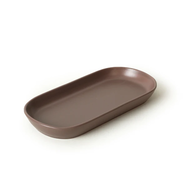 Keramika Mat Açık Taupe Noyan Kayık Tabak 2 Adet 26 Cm 958 - 3